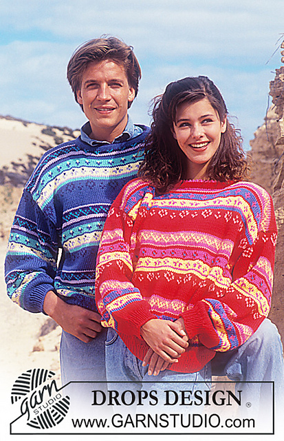 26-6 jumper with traditional pattern borders