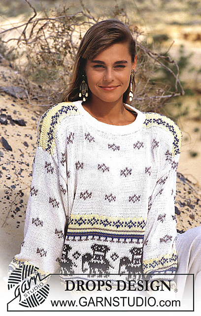 21-2 Jumper with elephant pattern