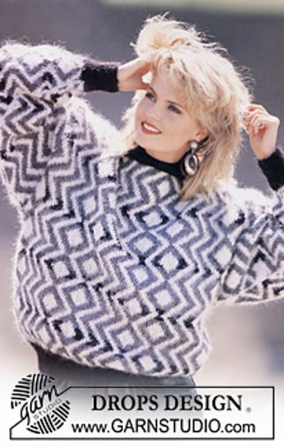 12-16 Black and white jumper