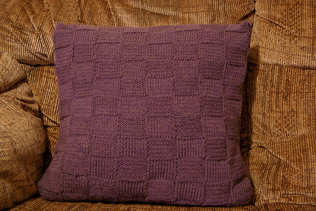 Waffly weavy good cushion cover