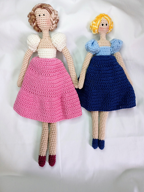 Boneca Clotilde (inspirada na boneca Tilda)
