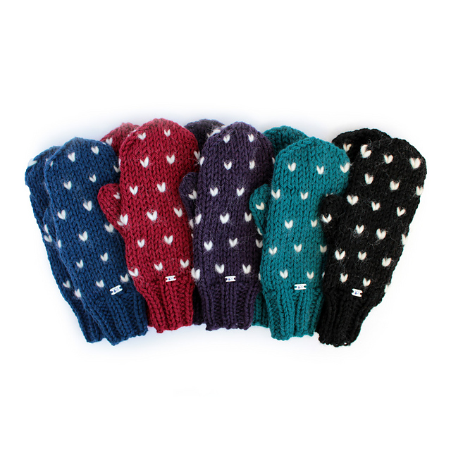 Heart Mittens