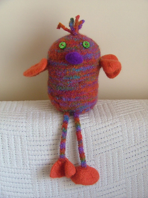 Felted Fat Chick