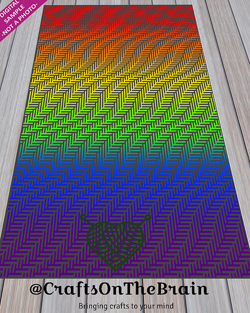 Mosaic Waves Blanket