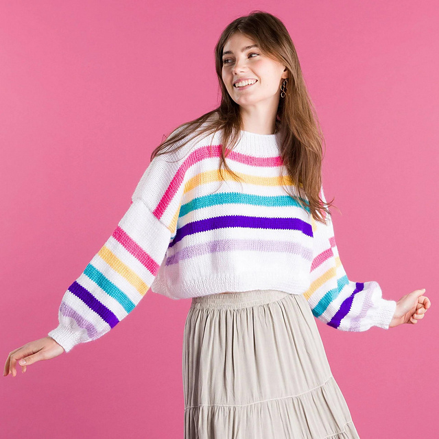 Dropped and Cropped Pullover