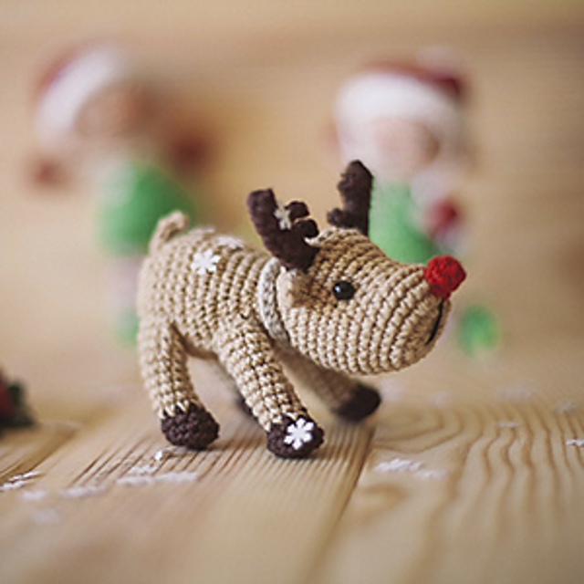 Amigurumi Baby Rudolph Reindeer