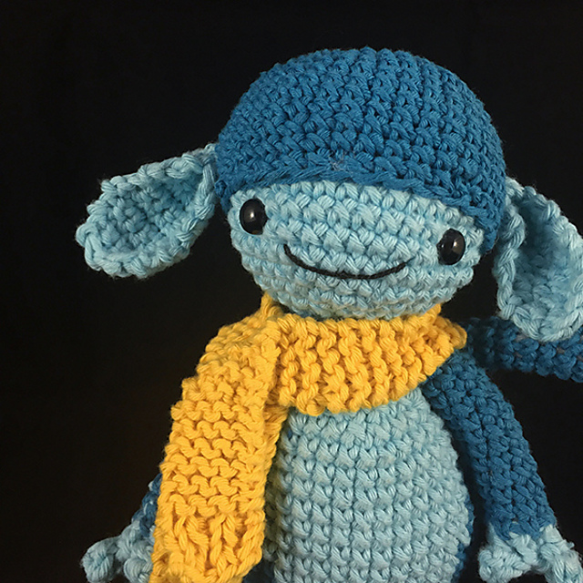 Amigurumi Blue Monkey