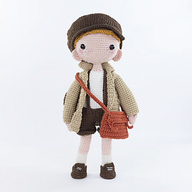 Amigurumi Deliveryman Doll