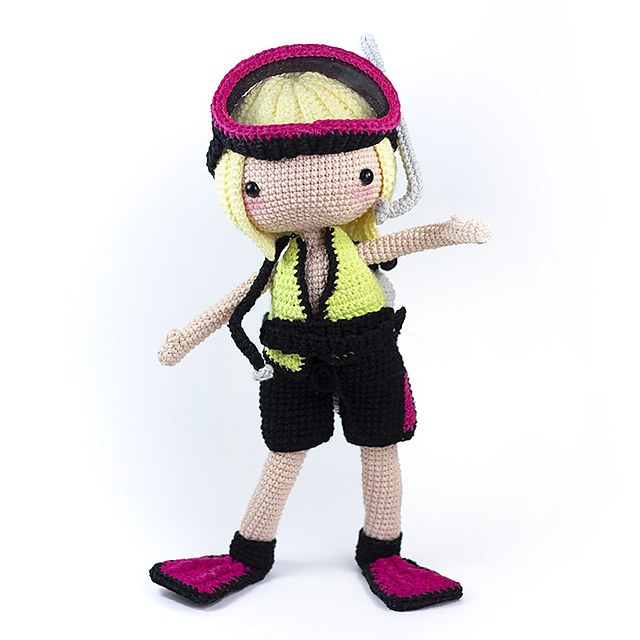 Amigurumi Diver Outfit