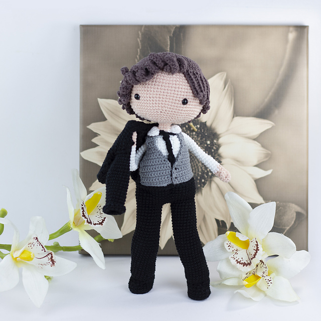 Amigurumi Groom Doll