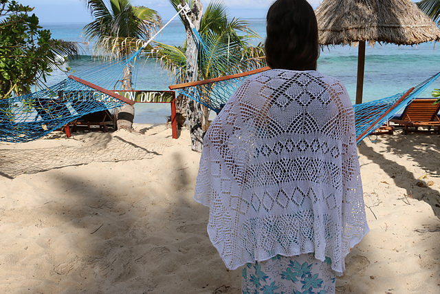 Diamantina Mystery shawl