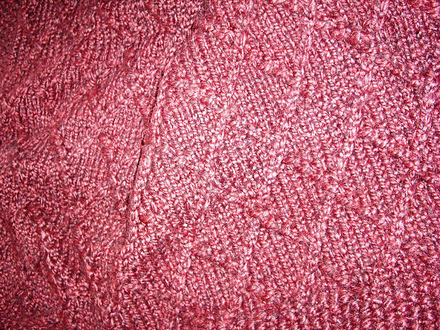 Knit-Twist Lattice Rug