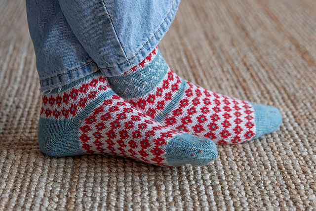 Zigzag Checkered socks