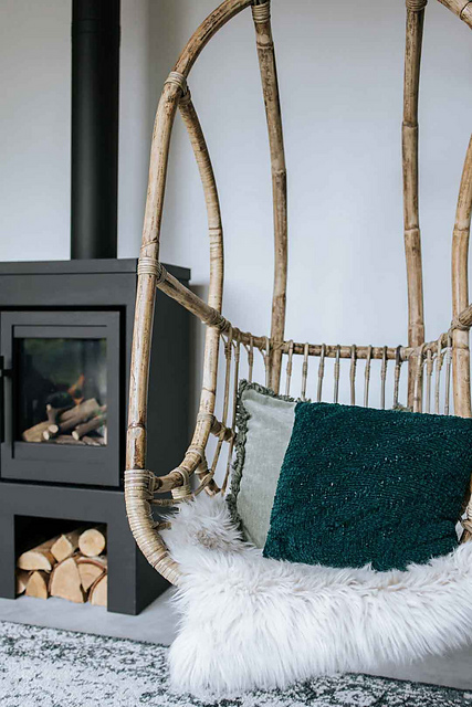 Diagonal Stripe Cushion