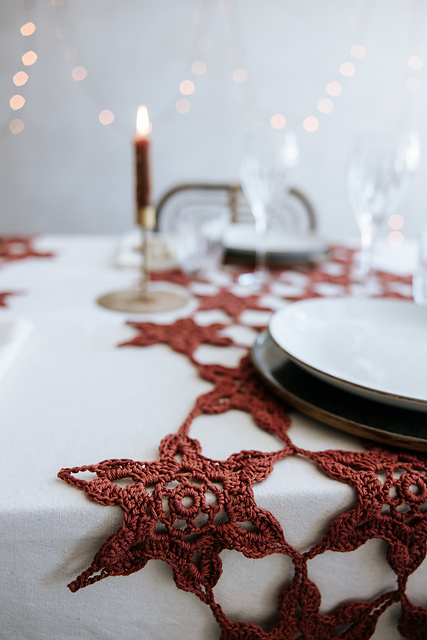 Modern Retro Christmas Table Runner