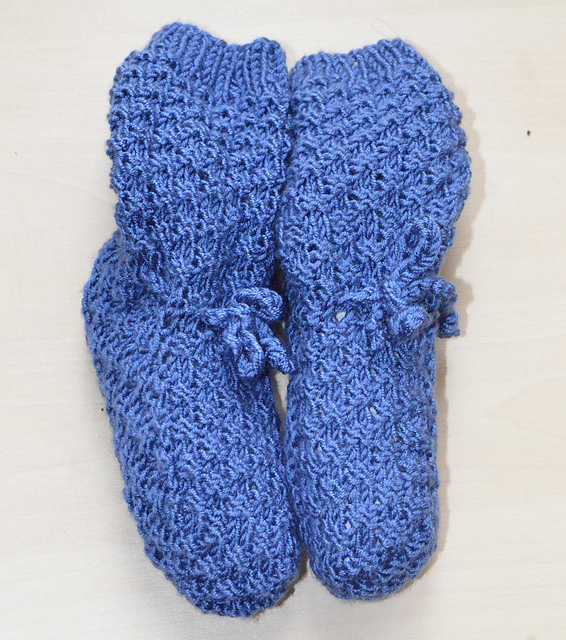 Knitted Booties Design 2