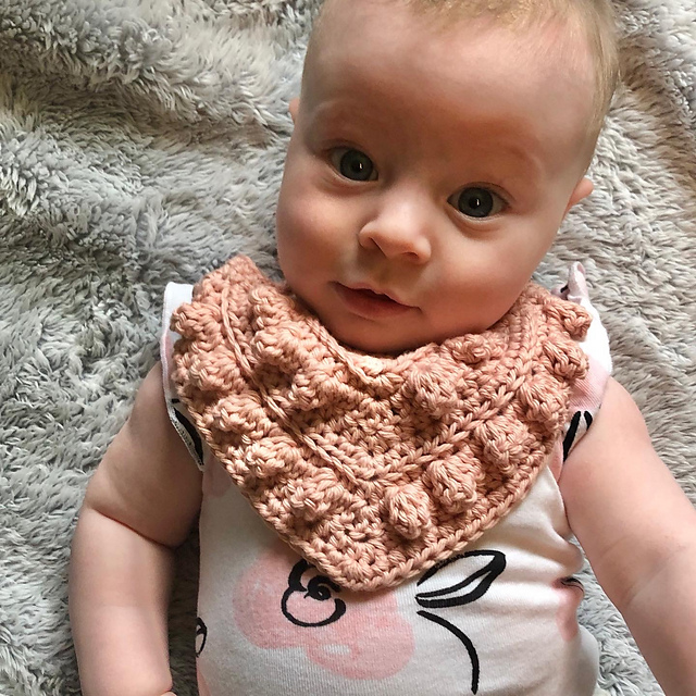 Boho baby bib