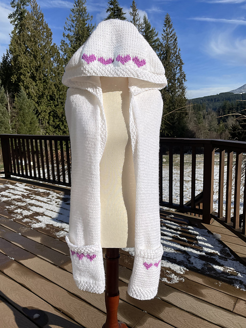 Be My Valentine Pocket Shawl