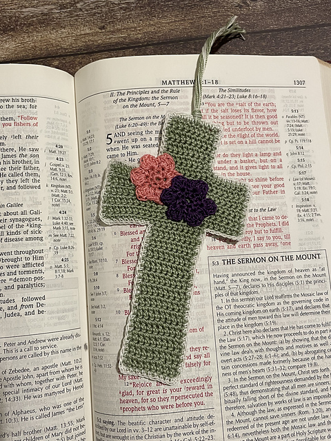 Easter Sunday Cross Bookmark
