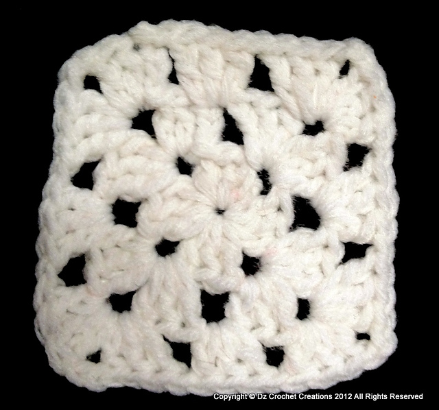 Solid Basic Granny Square