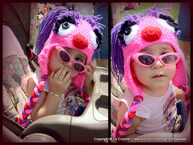 Abby Cadabby Inspired Ear Flap Beanie