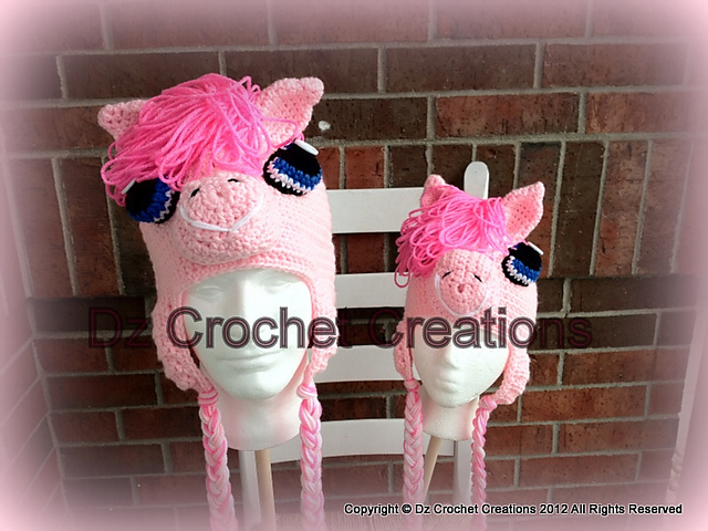 Pinkie PIe Inspired Ear Flap