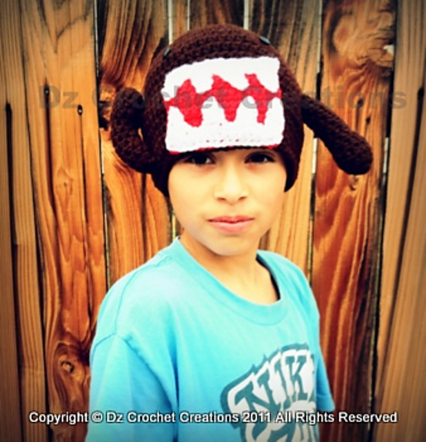Domo Inspired Character Beanie