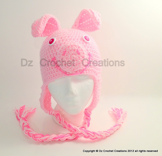 Pig Ear Flap Beanie