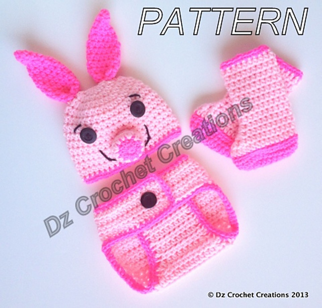 Pig-let Inspired Baby Set