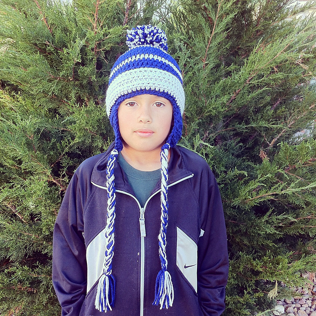 Brimmed Ear Flap Beanie