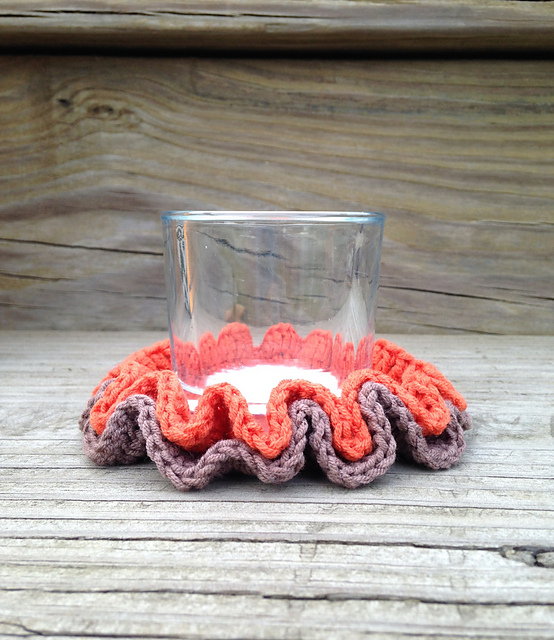 Ruffle Tea Light Holder