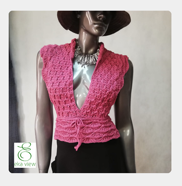 Crochet top The Queen's Gambit