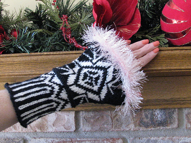 Deco Diva Fingerless Mitts