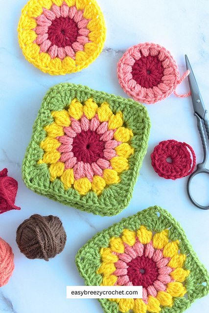 Sunburst Granny Square
