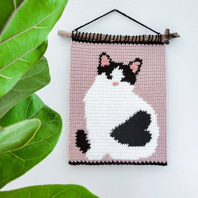 Sweetheart Kitty Tapestry