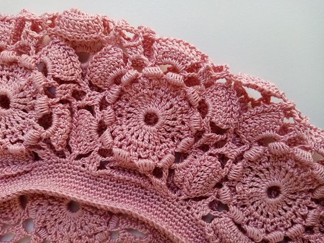 Irish lace beret