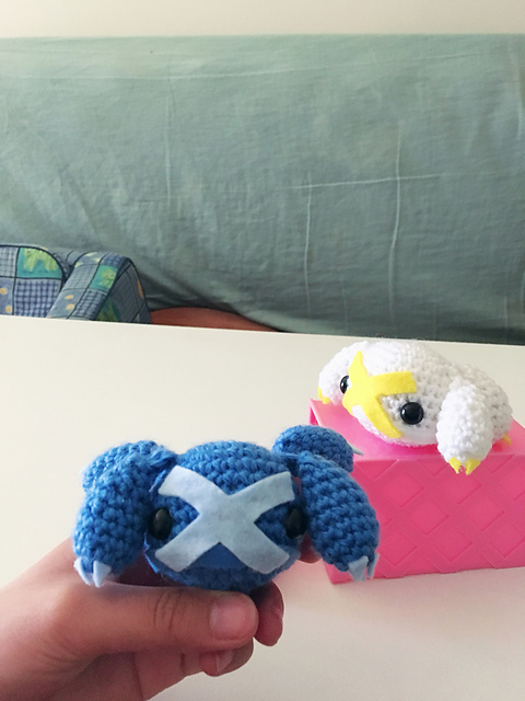 Ravelry: Chibi Metagross pattern by Ebony Ce (ebonykatt.ami)