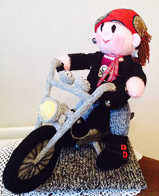 Ravelry: Motorcyclist & Rocker pattern by Elaine Munn