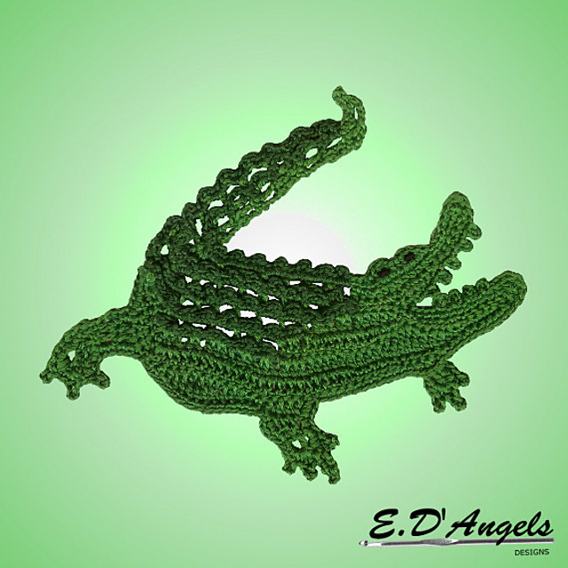 Ravelry: Alligator pattern by Elaine D'Angels