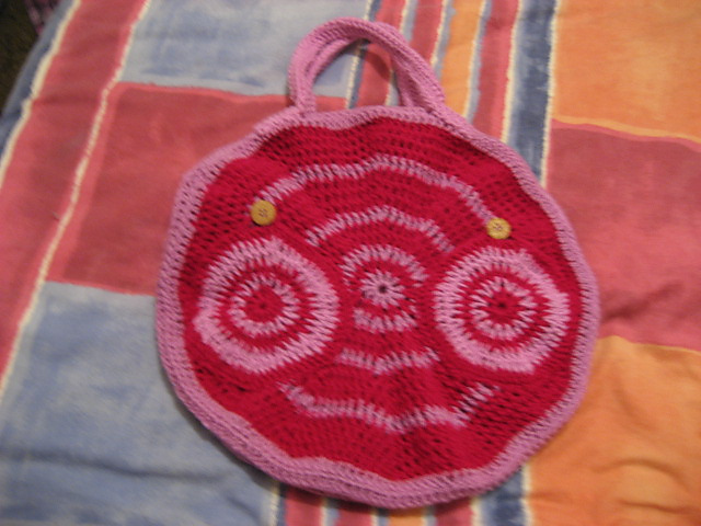 circular design fashion bag
