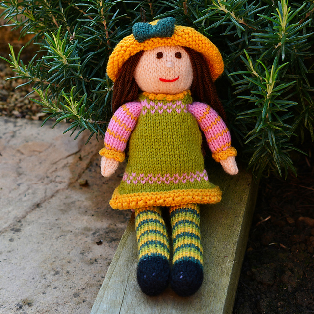 Ravelry: Tulip Rag Doll pattern by Joanna Marshall