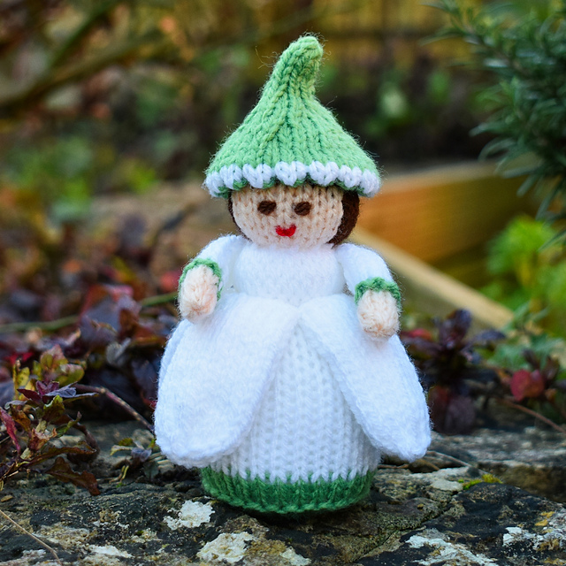 Snowdrop Flower Doll