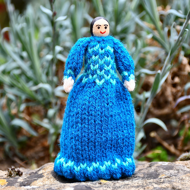 Queen Victoria Peg Doll
