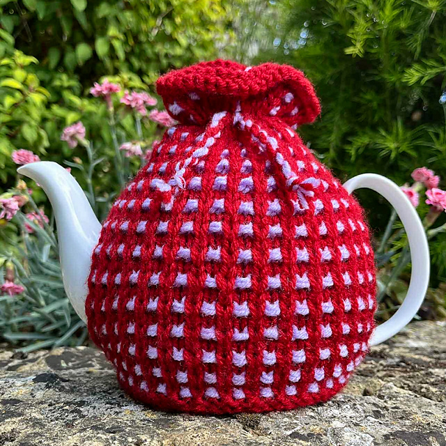 Basket Ribbed Teapot Cosy - 4 Cup