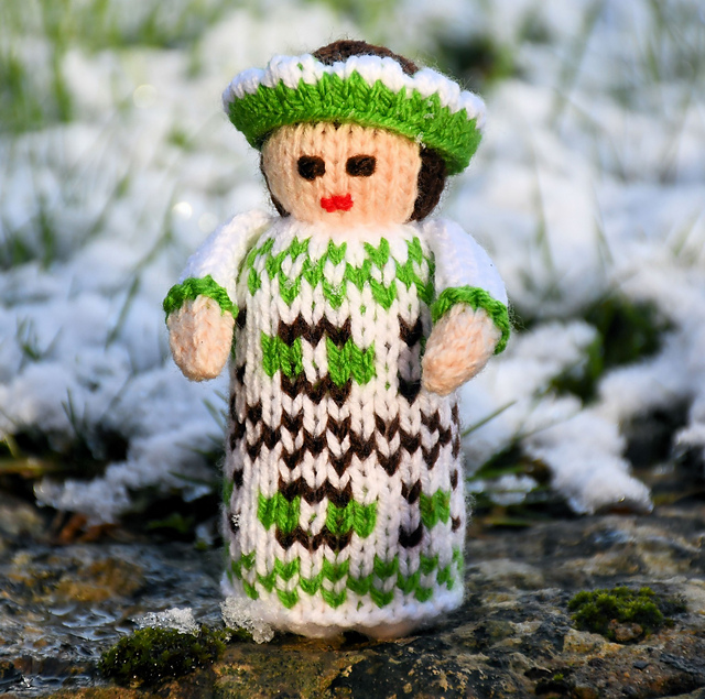 Winter Folk Doll