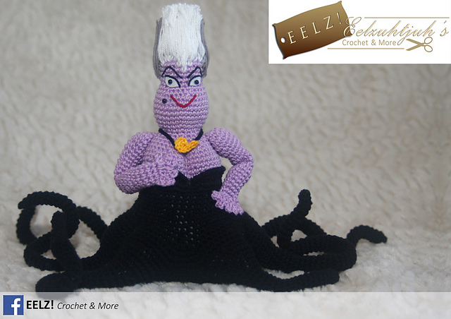 Ravelry: Ursula the Seawitch - Crochet Pattern pattern by Ilse Hoekstra