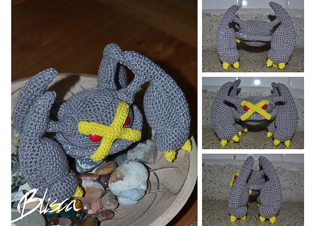 Ravelry: Shiny Metagross pattern by Blisca