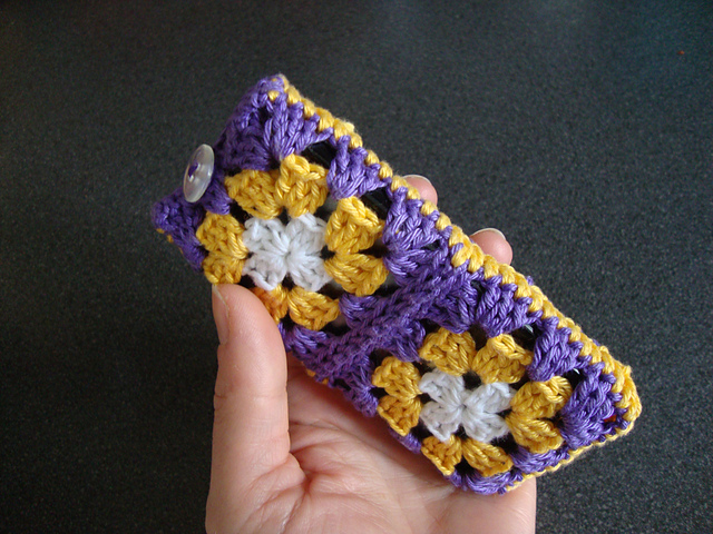 Happy Granny phone cosy