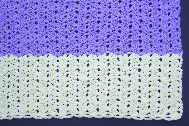 No Beginning Chain Quick Shell Afghan