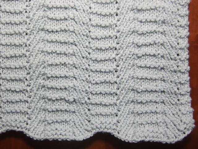 Boardwalk Ripple Edged Afghan